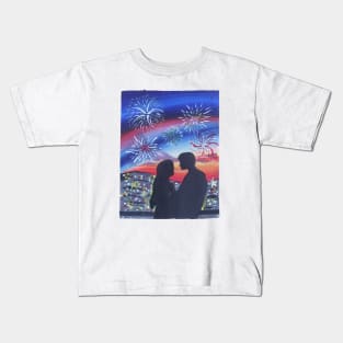 Romantic hand drawn Kids T-Shirt